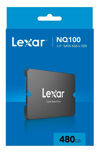 Imagen 2 de 4 de Disco sólido interno Lexar LNQ100X480G 480GB