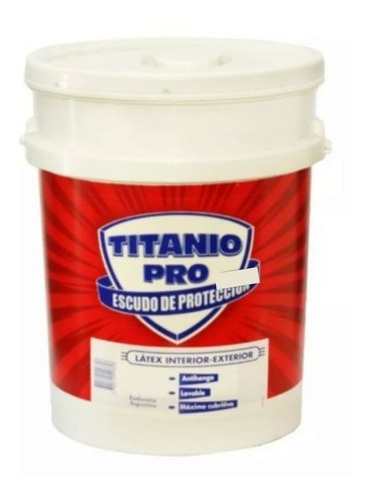 Pintura Exterior Latex Titanio Pro 20 Lt - Alfa Pinturerias