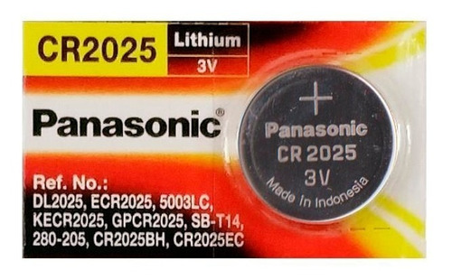 Bateria Pilha Panasonic Cr2025 3v Lithium Unidade