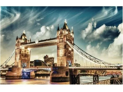Imagen 2 de 2 de Puzzle Funny Land 1500 Pzas Puente De La Torre Londres Ft497