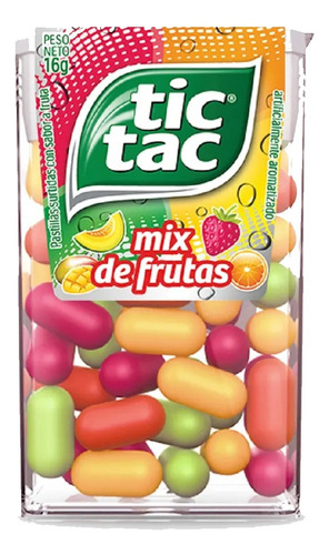 Tic Tac Mix Frutal Pack X 12un - Cioccolato Tienda De Dulces