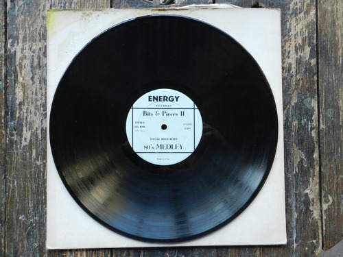 Energy Records  80's Medley  Lp Vinilo Usa 8 Y 1/2 Puntos