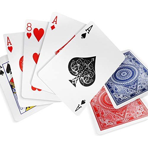 Poker Para Juego Poquer Exterior 2 Baraja Niño Adulto In