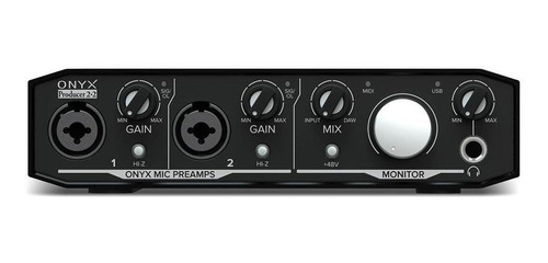 Interfaz De Audio Onyx Producer 2.2 Mackie Color Negro