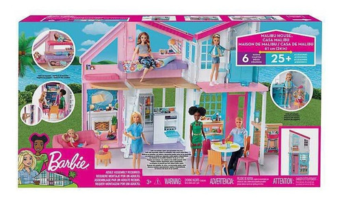 Mansion Casa De Campo Barbie+accesorios Mattel-envío Gratis!