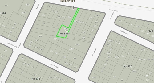 Imagen 1 de 1 de Venta - Lote - Merlo Sur