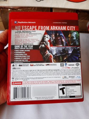 Batman Arkham City Greatest Hits Ps3 (Usado)