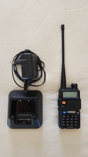 Handie Baofeng Vhf/uhf Uv5r Recargable Negro Vhf