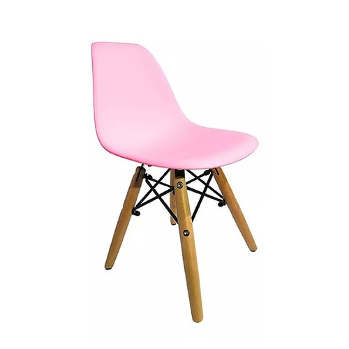 Silla Eames Kids De Niños Color Rosado