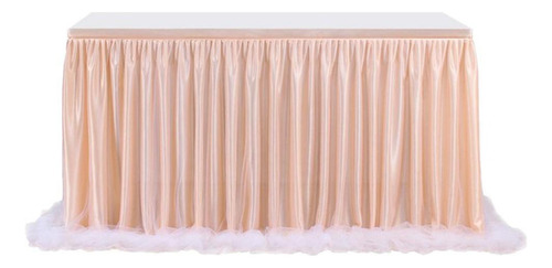 Solapa De Tul Para Mesa Redonda O Rectangular De 9 Peniques