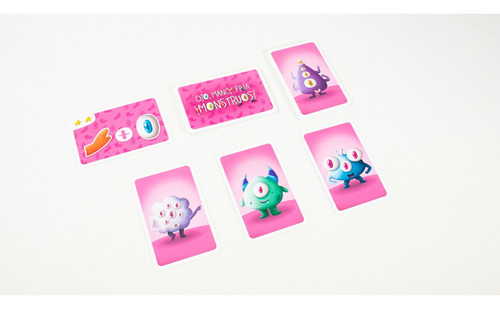 Ojo, Mano, Pata ¡monstruos! Juego De Mesa Atomo
