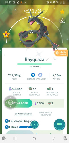 Imagem 1 de 1 de Rayquaza Shyny