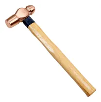 Comprar Wedo Martillo De Bola De Cobre Con Mango De Madera, Martillo