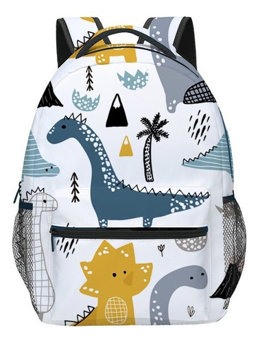 Mochila Infantil Para Estudiantes Con Imagen De Dinosaurios