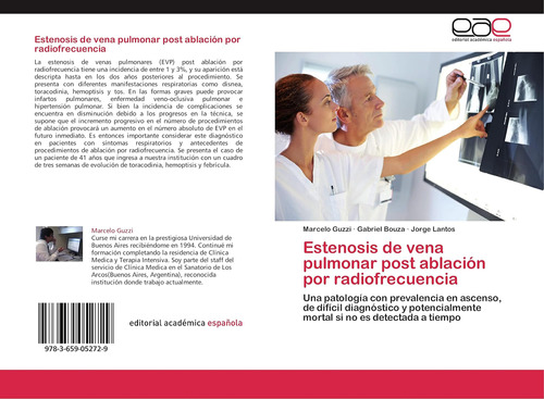 Libro: Estenosis Vena Pulmonar Post Ablación Por Radiofre