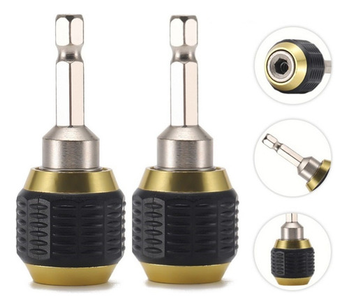 F 2 Brocas De Cambio Rápido Para Taladro Hexagonal.