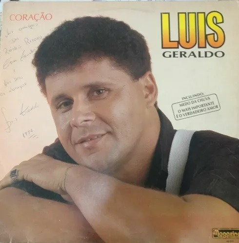 Lp Luis Geraldo Coração Autografado Excelente Estado