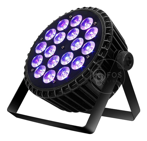8x Canhão Refletor 18 Leds 18w Rgbwa+ Uv 6n1 Hexaled Dmx Djs
