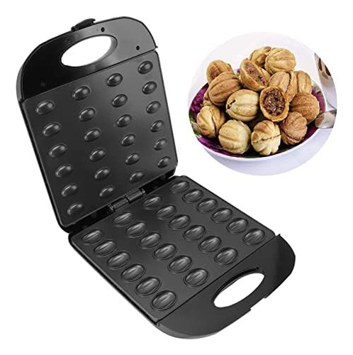 Plancha Eléctrica Para Gofres De Nueces, 1400 W, Hornea 24 U