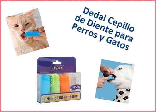 Dedal Cepillo De Diente Para Perros Y Gatos