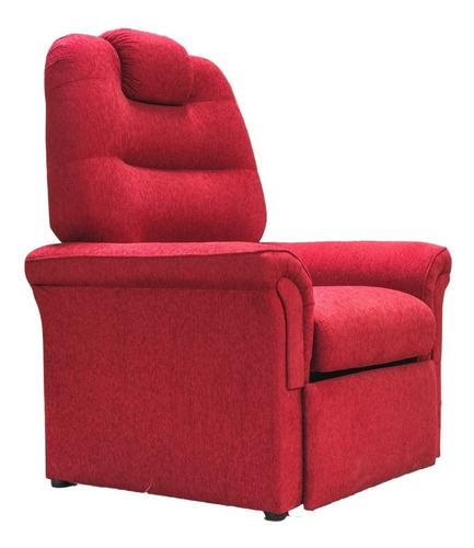 Sillon Reclinable Poltrona Tela Chenille Individual Volcable