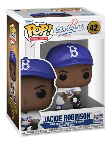 Muñeca Funko Pop MLB Dodgers Jackie Robinson 42