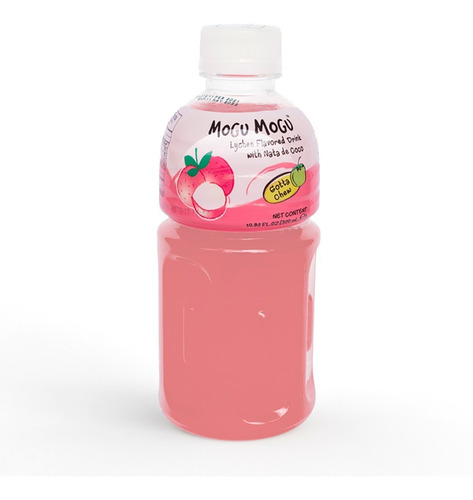 Imagen 2 de 6 de Caja Con 24pzs De Mogu Mogu De Lychee Con Nata De Coco 320ml