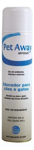 Pet Away Aerosol Ceva 400ml - Educador Para Cães E Gatos