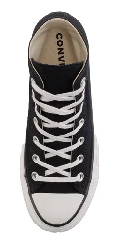 Zapatilla Converse Chuck Taylor Hi Plataforma Mujer Negro Cuotas