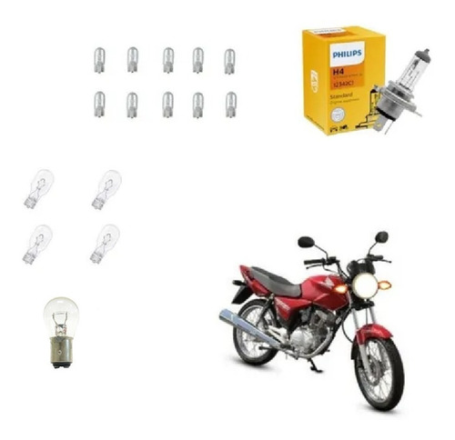 Kit Lampadas Completo Para Titan 125 E 150 A Partir De 00 K1