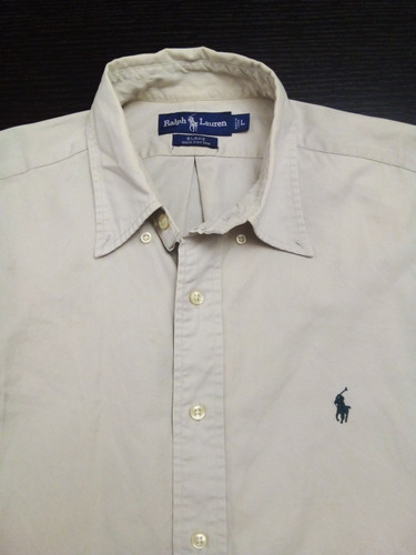 Hermosa Camisa Polo Ralph Lauren Talla Xl - Xxl Kaqui