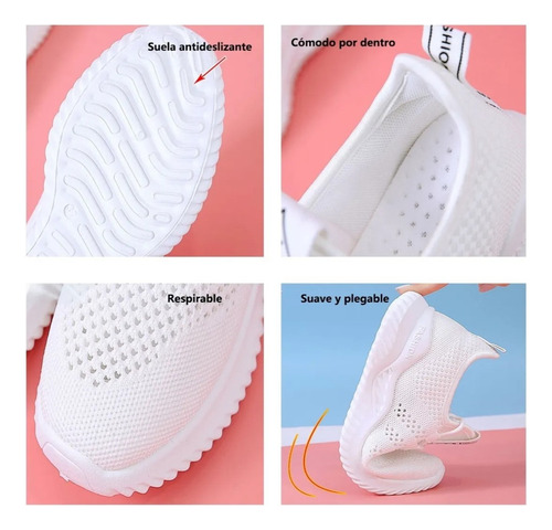 Zapatillas Deportivas Transpirables Antideslizantes Para