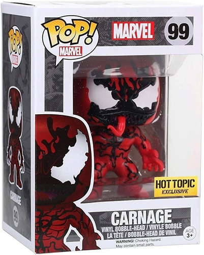 Funko Pop Nuevo - Marvel Exclusive Hot Topic - Carnage