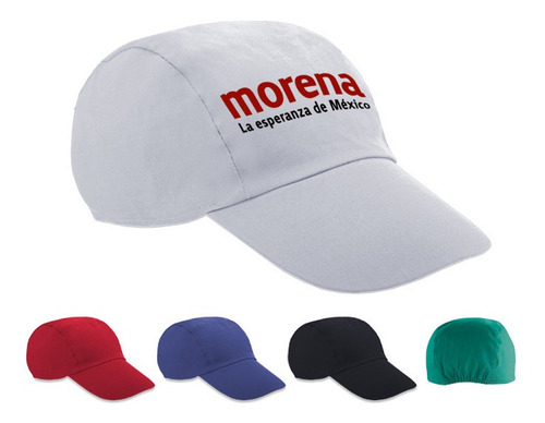 Gorra Campaña Política Algodón Económica Impresa Mayoreo