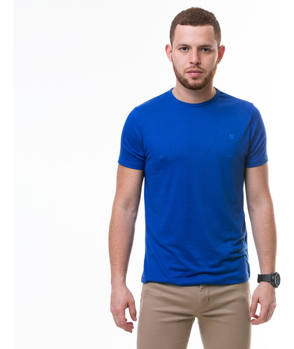 Playera Hombre Vermonti Manga Corta Color Azul