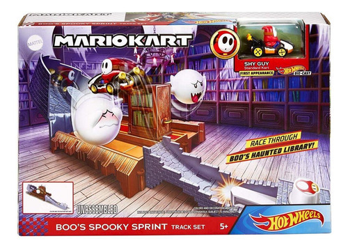 Pista Fantasma Bo Mario Kart Hot Wheels - Mattel Gcp26-gnm23