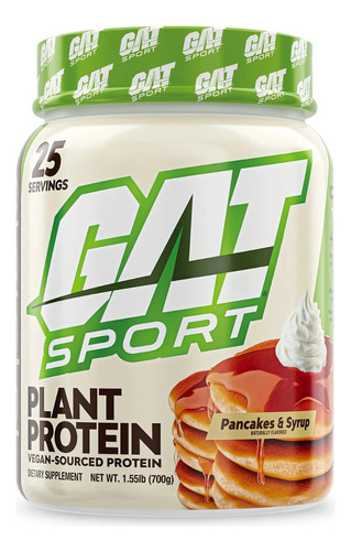 Proteina Vegana Gat Soprt Plant Protein 25 Serv Todo Sabor Sabor Pancakes Syrup