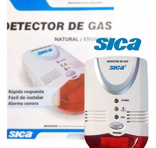 Kit Seguridad Sica Detector Monoxido Carbono + Gas + Humo