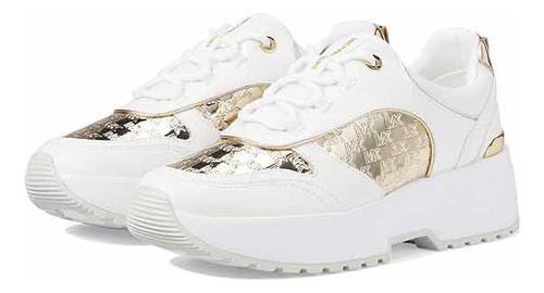 Zapatilla Michael Kors Percy Trainer Pale Gold