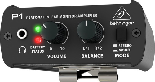 Behringer P1 Amplificador De Monitor Personal In Ear