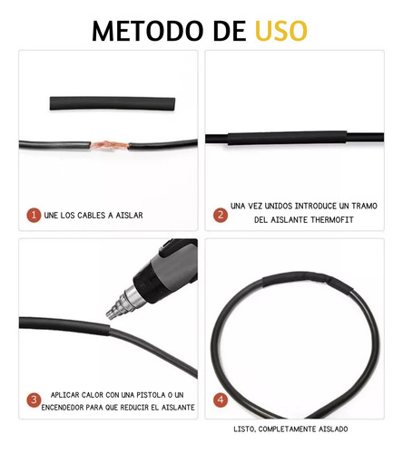 Tubo Aislante Thermofit 1 3/4 Pulgada 1 Metro Transparente