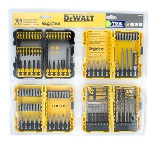 Dewalt 100 Piezas De Combinación De Impacto Y Taladro Destor