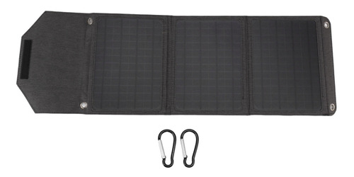 Panel Cargador De Batería Solar 18w 18v Usb Dc Monocristalin