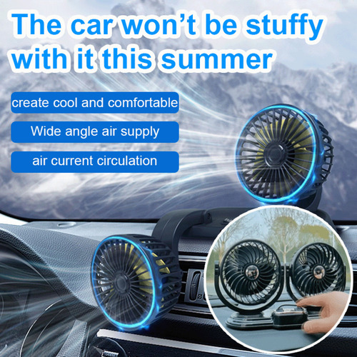 Ventilador De Coche De Doble Propósito Para Coche Y Hogar Co