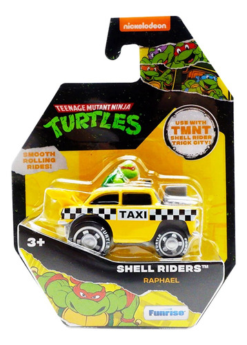 Las Tortugas Ninja Mini Vehiculo Figura Raphael Blister