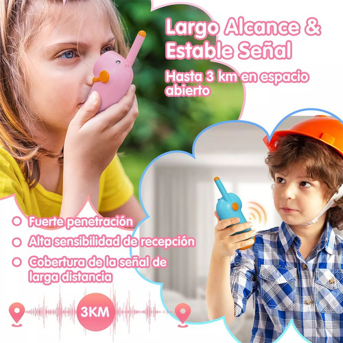 - Tela Lcd Walkie-talkie Para Presente De Dia Das Crianças,