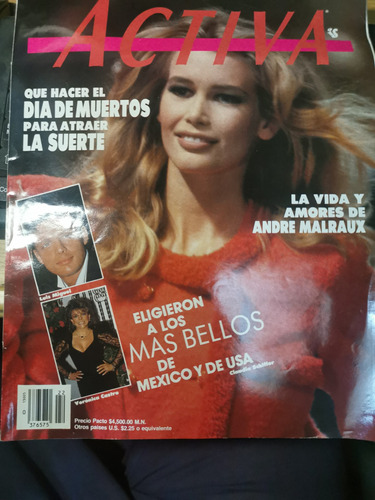 Revista Activa Los Más Bellos De México Verónica Castro