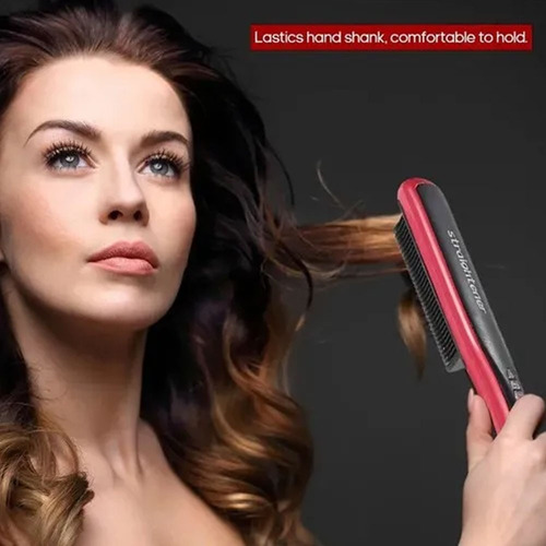 Peine De Pelo Liso Calefacción Multifuncional Alisa E Modela
