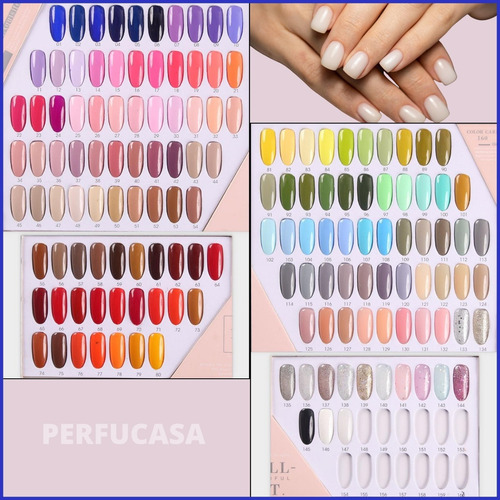 Kit 6 Esmaltes Semipermanente City Girl Uvled
