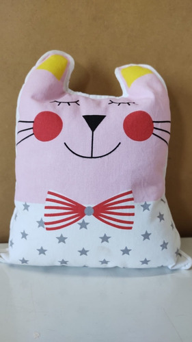 Almohadón Con Diseño De Animalito Nórdico Escandinavo Gatito